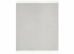 Plaid 130x170cm - polyester & katoen - silver- Plaids|Plaids