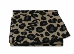 Plaid 150x200cm - polyester & katoen - taupe- Plaids|Plaids