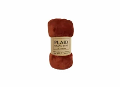 Plaids|Energie Besparen|Plaid 130x160cm microvezel terracotta