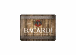 Andere Wanddecoratie|Plakkaat Bacardi 40x30cm - metaal - multicolor