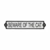 Andere Wanddecoratie|Plakkaat Beware Of The Cat 5,1x25,8cm