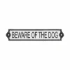 Andere Wanddecoratie|Plakkaat Beware Of The Dog 5,1x25,8cm