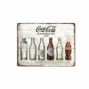 Plakkaat Coca Cola 40x30cm  - metaal - multicolor- Andere Wanddecoratie