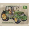 Plakkaat John Deere 15x20cm - metaal - meerkleurig- Andere Wanddecoratie