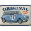 Plakkaat The British Classic 20x30cm - metaal - blauw- Andere Wanddecoratie