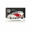 Plakkaat Volkswagen 40x30cm  - metaal - multicolor- Andere Wanddecoratie