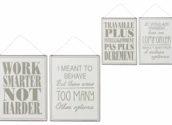 J line Andere Wanddecoratie|Plakkaat Work Options 26,5x35cm