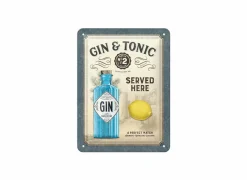 Plakkaat 15x20cm Gin Tonic- Andere Wanddecoratie