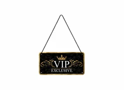 Plakkaat 10x20cm VIP- Andere Wanddecoratie