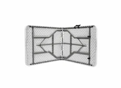 Plooitafels|Plooitafel Manaia 180x74cm - staal - wit