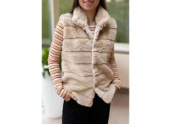 Poncho Florence microvezel - beige- Poncho'S