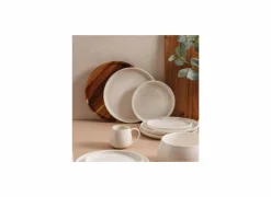 Presentatie bord Mina Ø30cm - acacia massief - bruin- Dienbladen|Serveerschalen