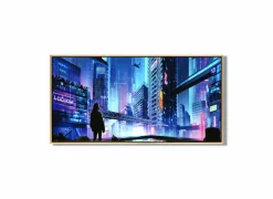 Andere Wanddecoratie|Print op canvas Blue City 40x80cm