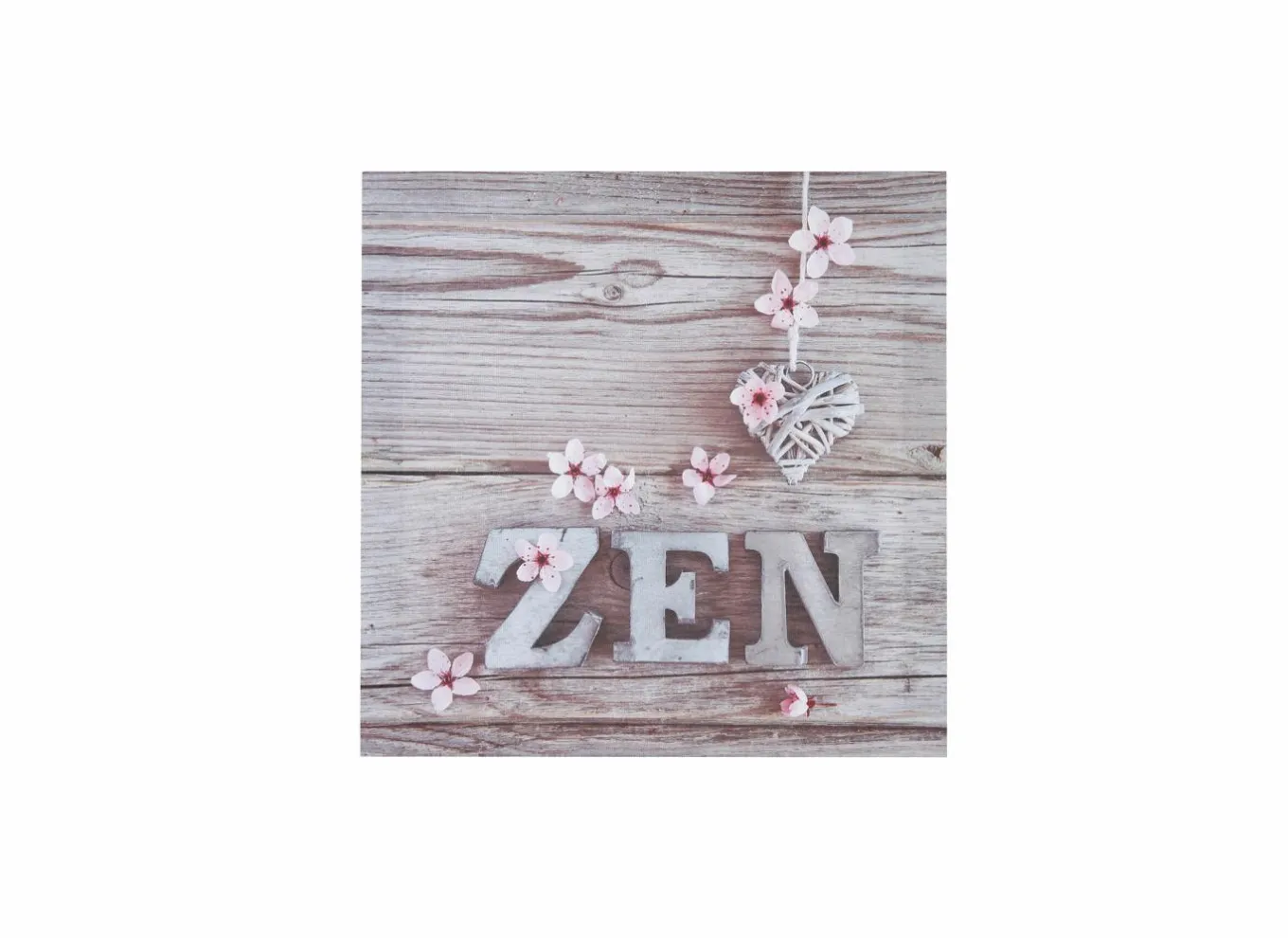 Kaders & Prints|Print op canvas Zen 28x28cm