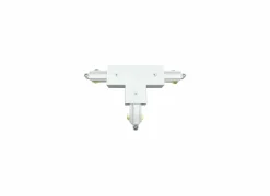 Railverlichting T-connector monofase buiten aarding wit- Railverlichting