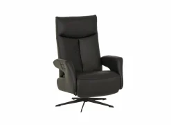 Relaxzetel 8001 elektrisch - leder - zwart- Relaxzetels