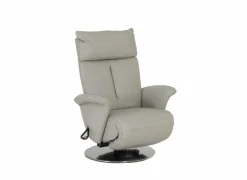 Relaxzetels|Relaxzetel 7804 elektrisch - leder - grijs