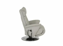 Relaxzetels|Relaxzetel 7804 elektrisch - leder - grijs