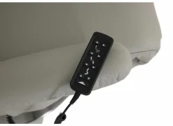 Relaxzetel 7804 elektrisch - leder - grijs- Relaxzetels