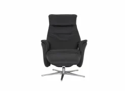 Relaxzetel Adamello elektrisch - lederlook - zwart- Relaxzetels