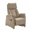 Relaxzetel EC22138  elektrisch - leder - belvita pearl met elektrische hoofdsteun- Relaxzetels
