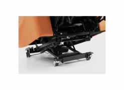 Relaxzetel Gallery elektrisch - lederlook- oranje- Relaxzetels