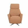 Relaxzetel Harp TVCHB elektrisch - stof - burnt orange met 2 motoren & accu- Relaxzetels