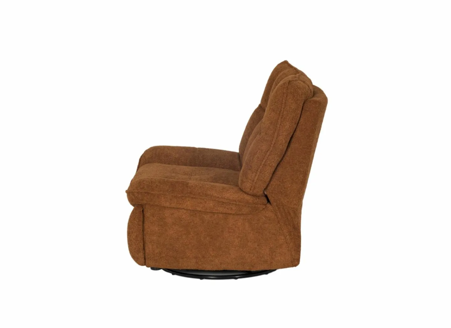 Relaxzetel Ike elektrisch - stof - oranje met accu en schommelfunctie- Relaxzetels