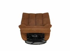 Relaxzetel Ike elektrisch - stof - oranje met accu en schommelfunctie- Relaxzetels