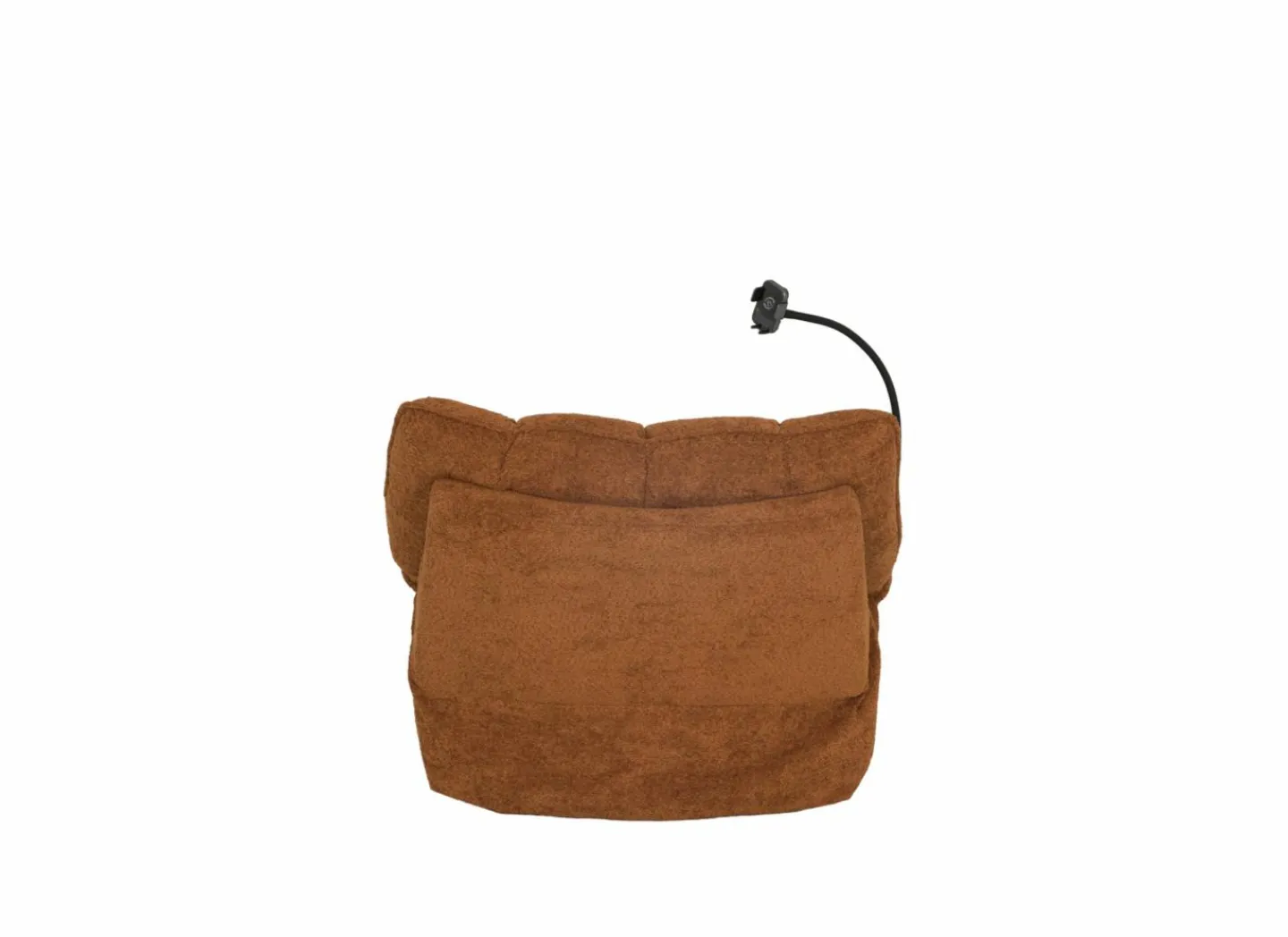 Relaxzetel Ike elektrisch - stof - oranje met schommelfunctie en oplaadstation- Relaxzetels