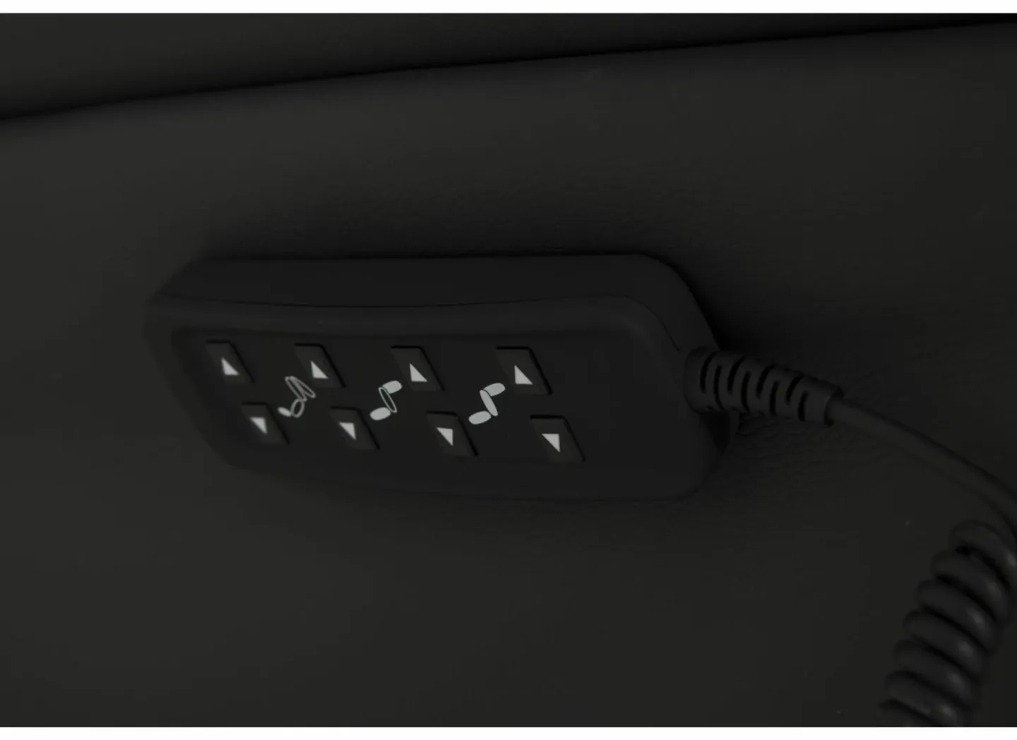 Relaxzetel 7051.57V+Z60 elektrisch - leder - zwart met large zithoogte- en diepte- Relaxzetels