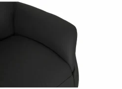 Relaxzetels|Relaxzetel 7051.51V+Z60 elektrisch - leder - zwart met medium zithoogte- en diepte – Maxi versie