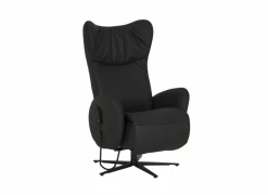 Relaxzetels|Relaxzetel 7589.22V+Z60 elektrisch - leder - zwart