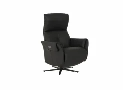 Relaxzetel Yup elektrisch - leder - zwart- Relaxzetels