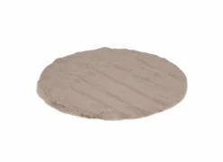 Tapijten|Tapijten|Rond tapijt Serene Ø90cm - nepbont - old rose