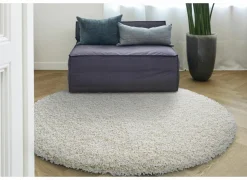 Tapijten|Tapijten|Rond tapijt Twister Ø160cm - polypropyleen - wit