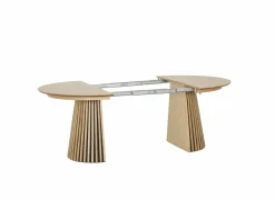 Keukentafels|Eettafels|Ronde tafel Caribou Ø120/160/200 - massief & décor - eik