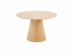 Ronde tafel Daytona Ø120cm - es fineer - naturel- Keukentafels|Eettafels