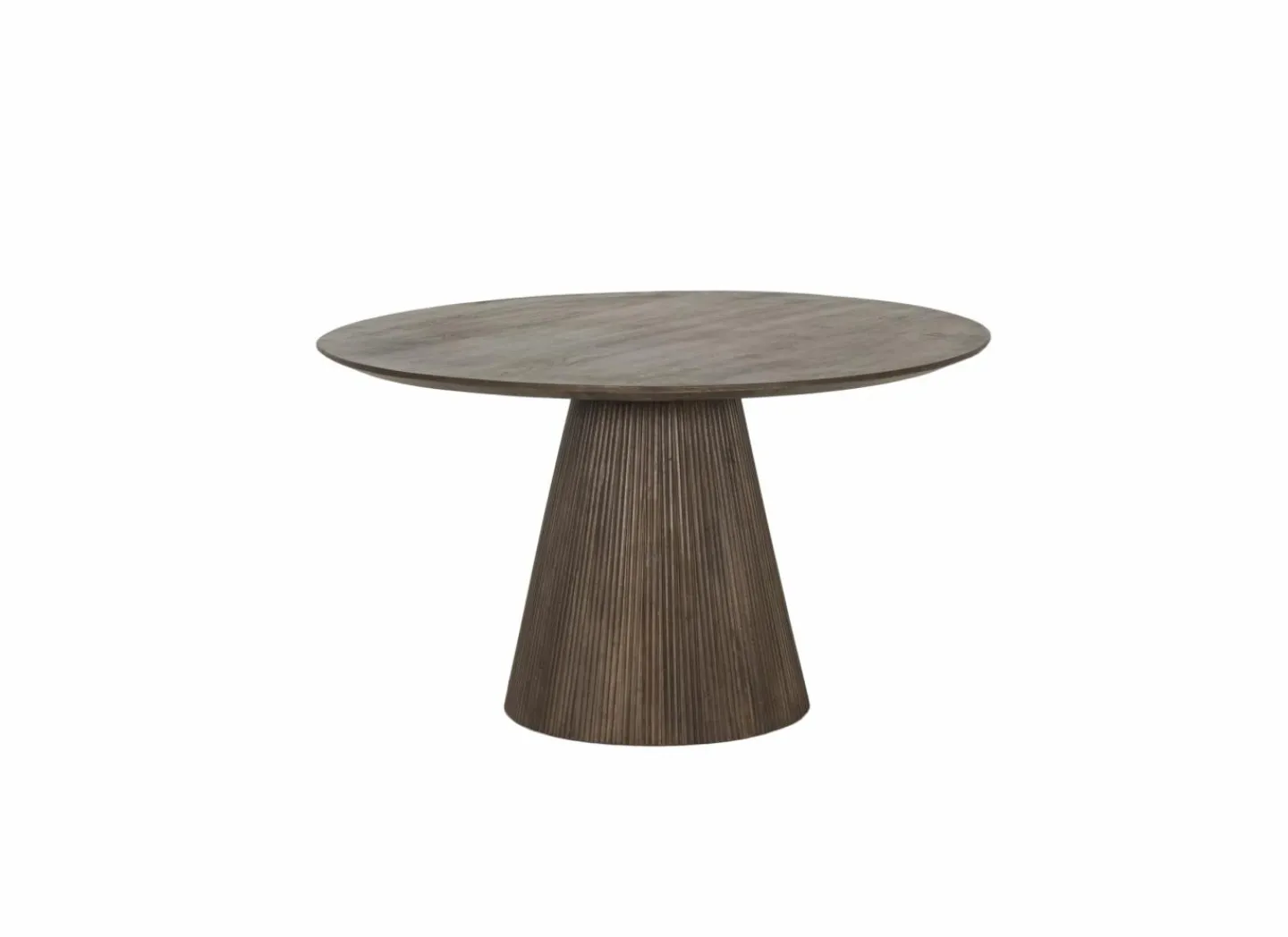Ronde tafel Gentiloni Ø130cm - mango massief - naturel- Keukentafels|Eettafels