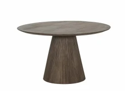 Ronde tafel Gentiloni Ø130cm - mango massief - naturel- Keukentafels|Eettafels