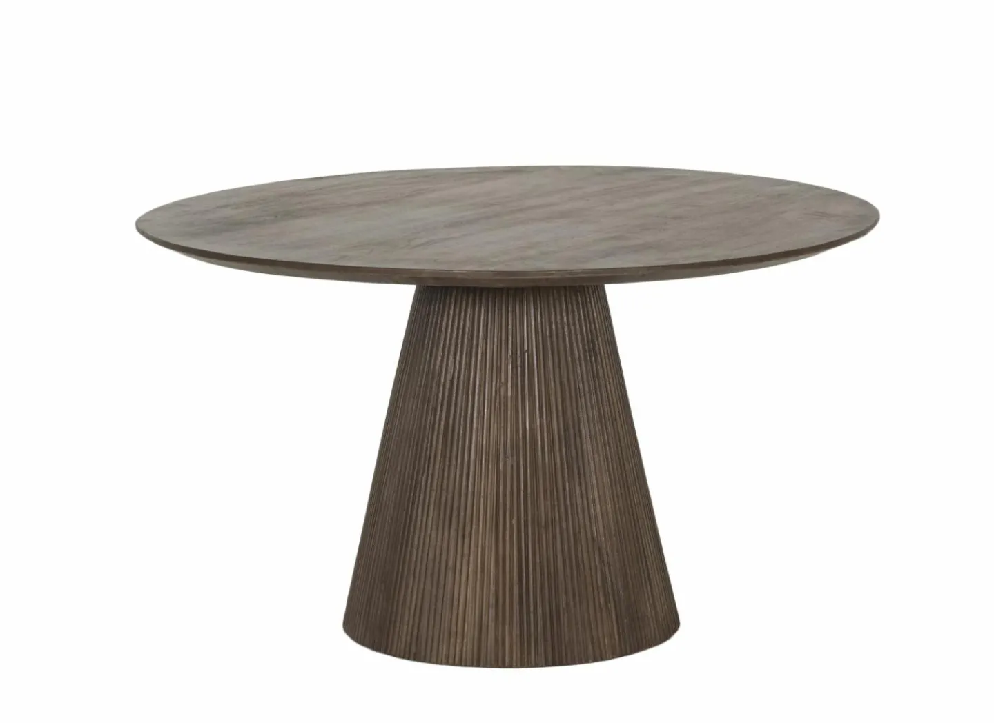 Ronde tafel Gentiloni Ø130cm - mango massief - naturel- Keukentafels|Eettafels