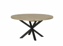 Keukentafels|Eettafels|Ronde tafel Isla Ø130/170cm - lamulux - naturel