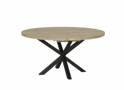 Ronde tafel Isla Ø120/160cm - lamulux - naturel- Keukentafels|Eettafels