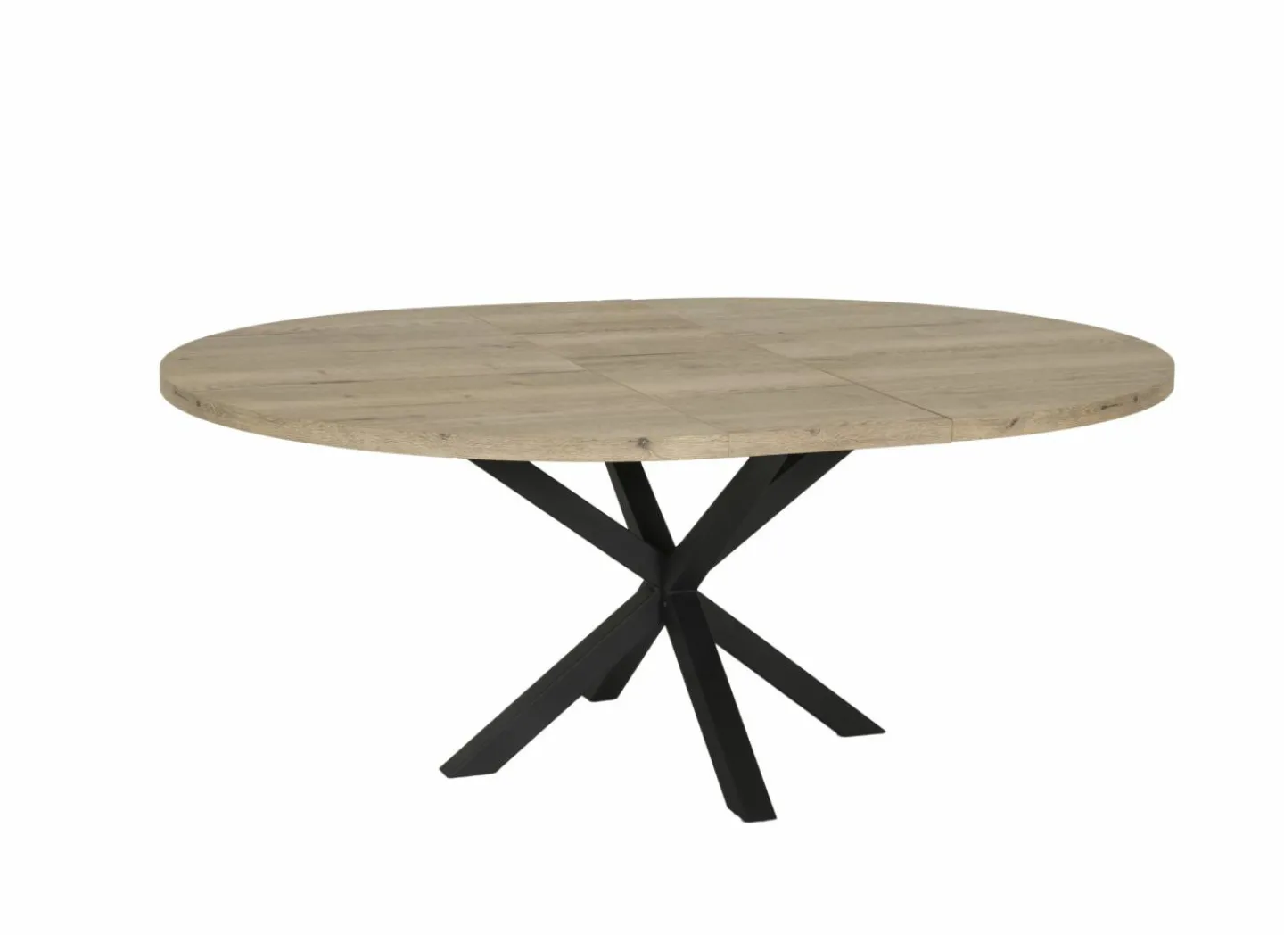 Ronde tafel Isla Ø120/160cm - lamulux - naturel- Keukentafels|Eettafels