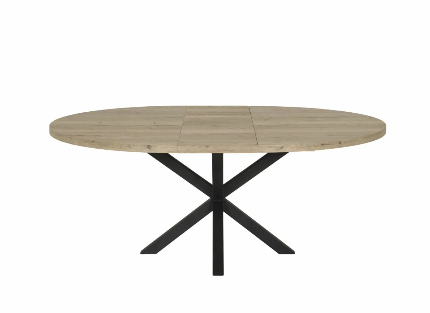 Ronde tafel Isla Ø120/160cm - lamulux - naturel- Keukentafels|Eettafels