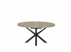 Ronde tafel Isla Ø120/160cm - lamulux - naturel- Keukentafels|Eettafels