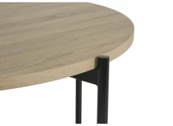 Ronde tafel Lais Ø120cm - melamine - bruin- Keukentafels|Eettafels