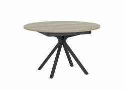 Perfecta Ronde tafel Onyx Ø120/162,5Øcm - HPL - eik- Keukentafels|Eettafels