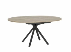 Perfecta Ronde tafel Onyx Ø120/162,5Øcm - HPL - eik- Keukentafels|Eettafels