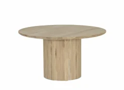 Keukentafels|Eettafels|Ronde tafel Pearl Ø140cm - eik massief - naturel